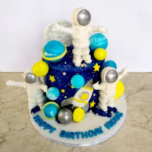 fondant cake planet