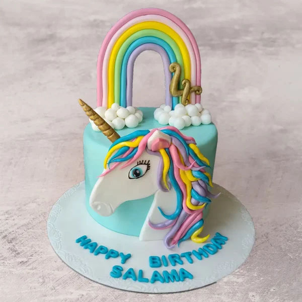 Unicorn Fondant sugar cake