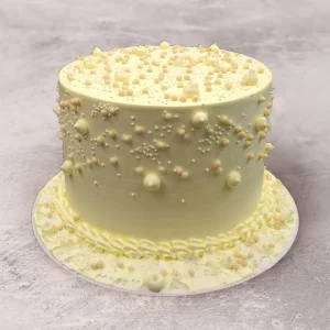 Pearl cream cake