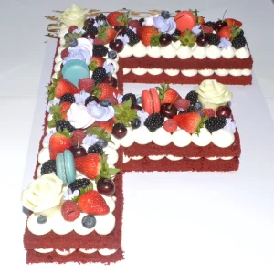 Letter F Cake